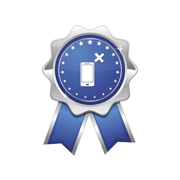 智能手机蓝色矢量图标设计图片下载