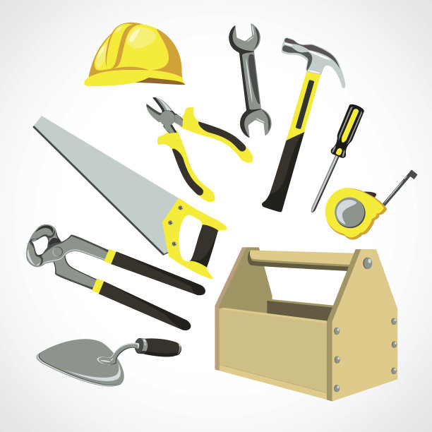 一套建筑工具图片下载