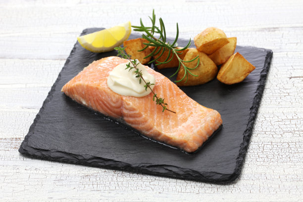 鲑鱼牛排图片下载