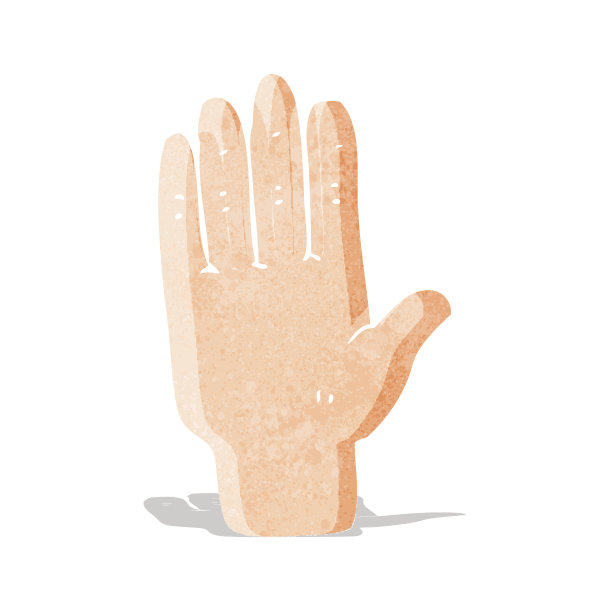 卡通开手图片下载