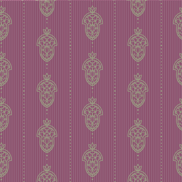 维多利亚风格的无缝矢量图案素材图片