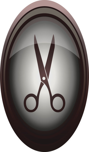 复古的剪刀的迹象。图片下载