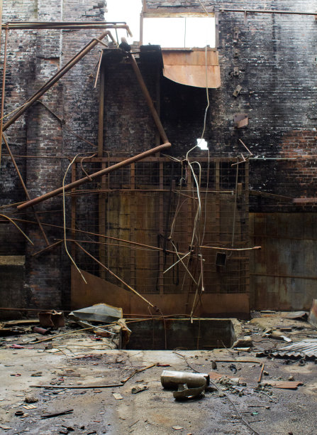 路易斯安那州农村废弃的糖厂图片下载