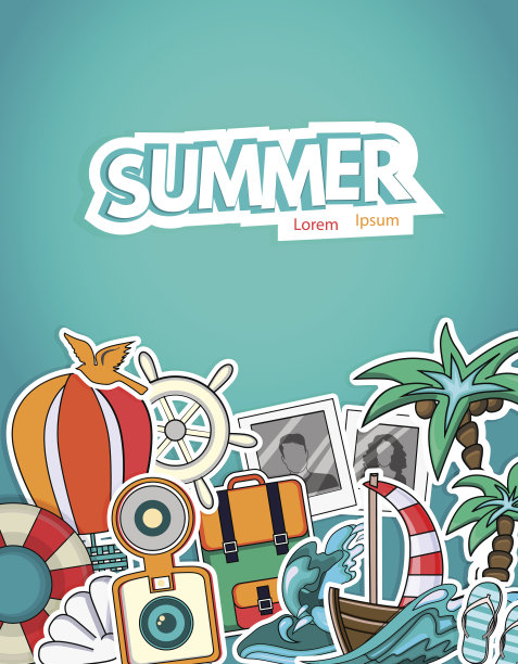 旅行矢量插图。图片下载