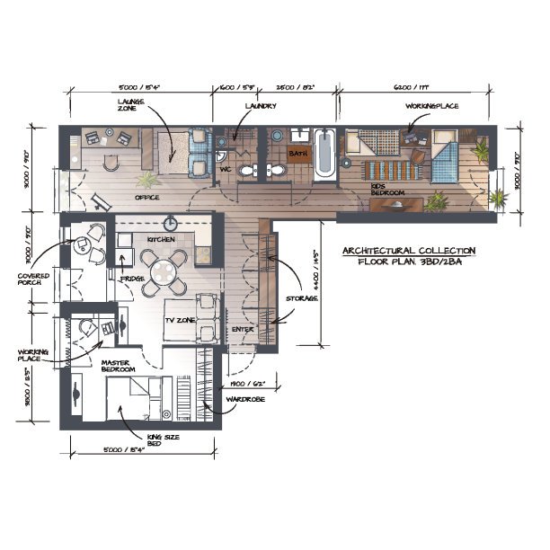 摘要室内概念图片下载