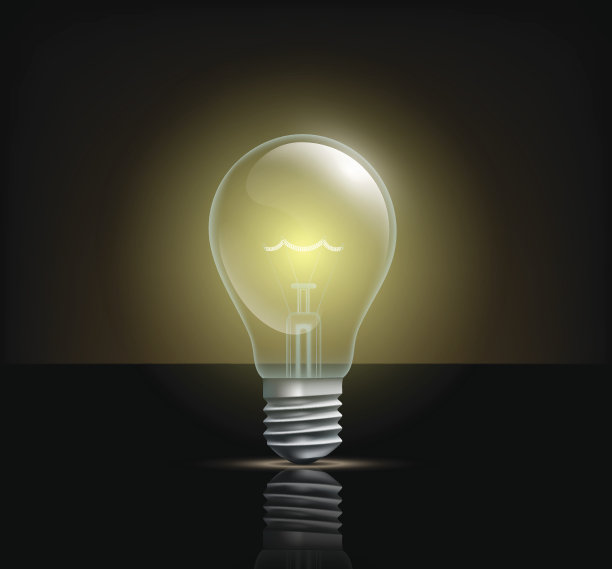 在黑暗背景上发光的光图片下载