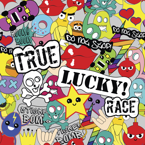 贴纸的艺术图片下载