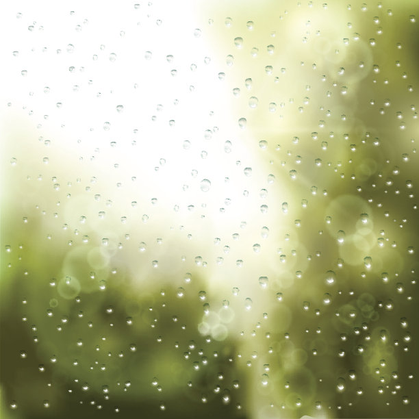 雨滴落在窗户上图片下载
