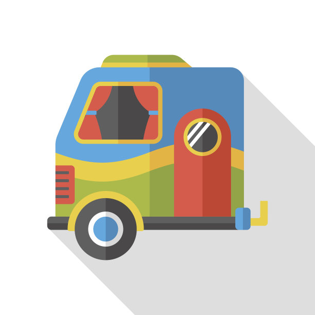 露营车平面图标图片下载