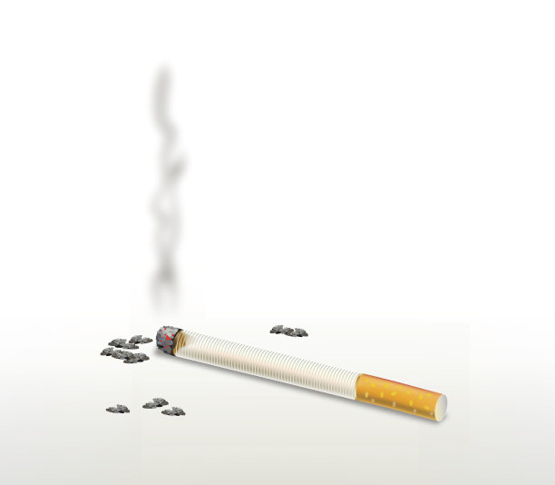 吸烟香烟。图片下载