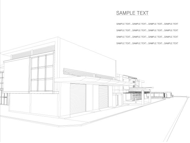 现代摩天大楼图图片下载