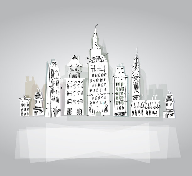 纸张背景，城市街道图片下载