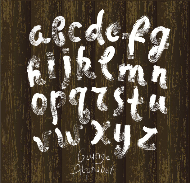 木材背景ABC图片下载