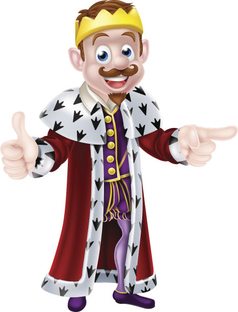 卡通王画图片下载