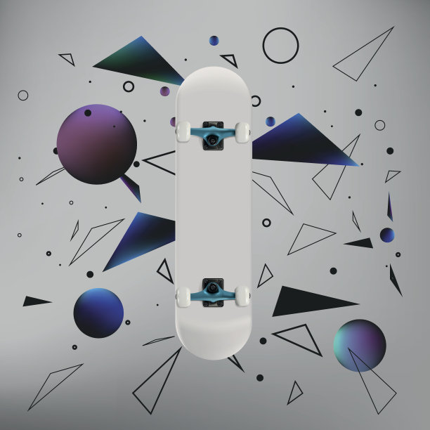 现实的矢量滑板模拟图片下载