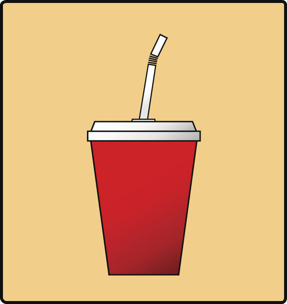 软饮料杯图标图片下载
