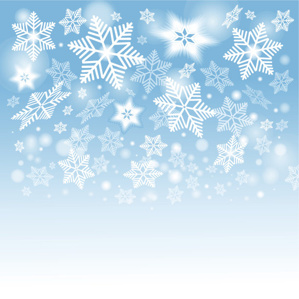 冬天的背景与雪花图片下载