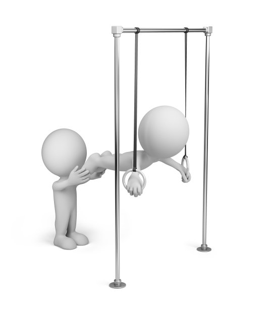 3d人在体操环上图片下载