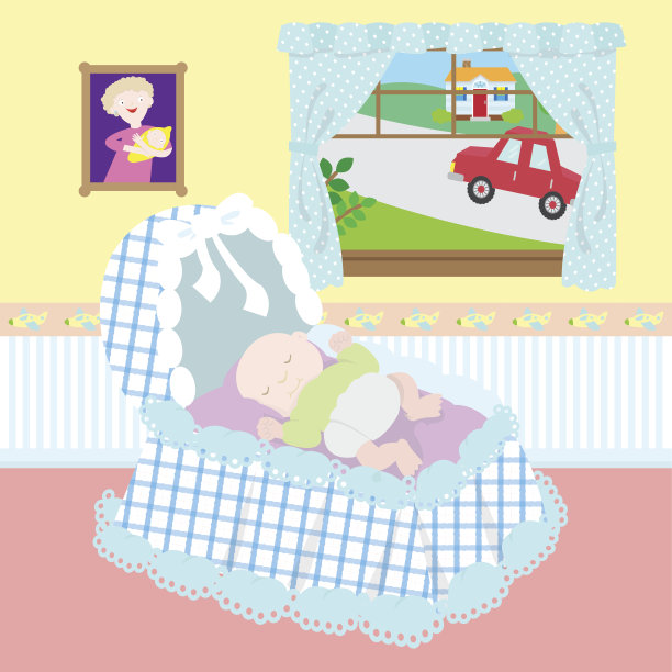 熟睡的婴儿图片下载