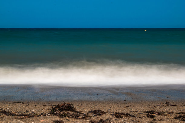 安达卢西亚海岸的夜景照片图片下载