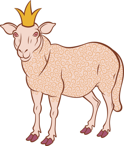 可爱的羊图片下载