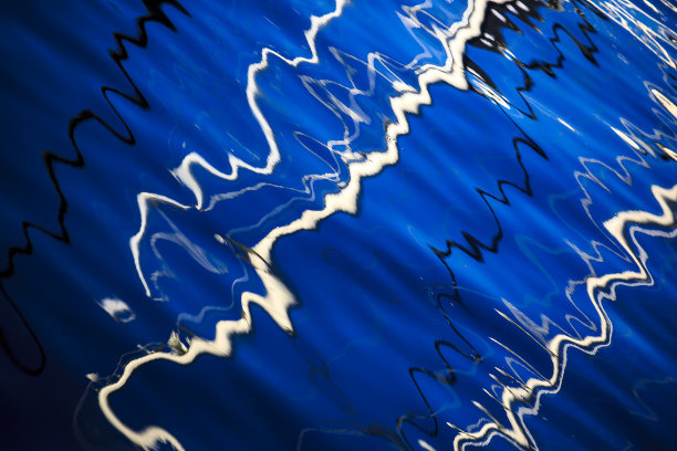 反射蓝色图片下载