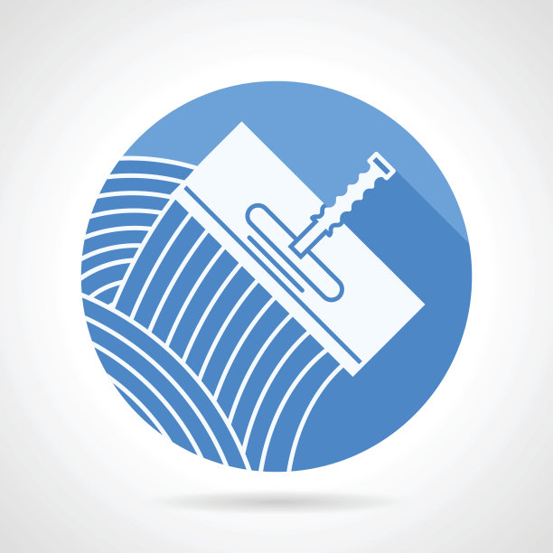 圆形矢量图标抹刀图片下载