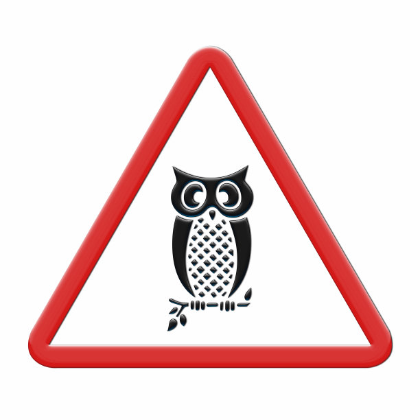 猫头鹰警告信号图片下载