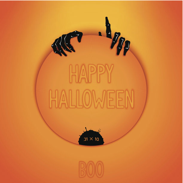 万圣节的贴纸图片下载