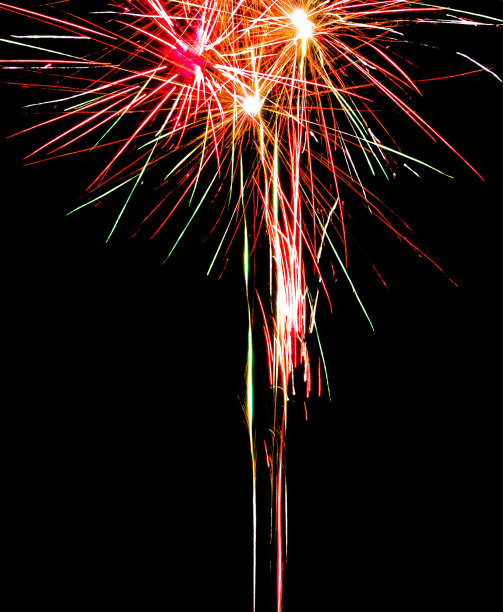 五彩缤纷的烟火图片下载