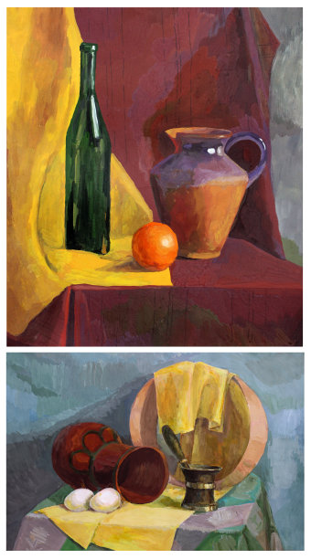 静物水粉颜料图片下载