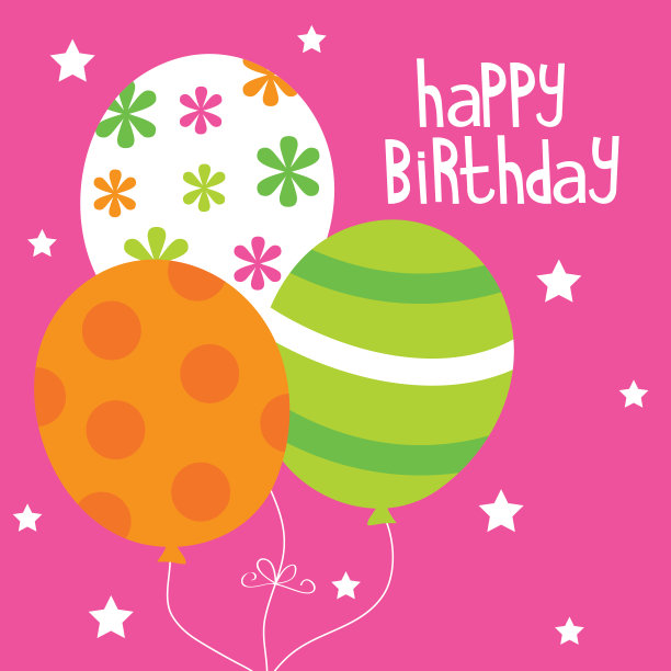 生日气球图片下载