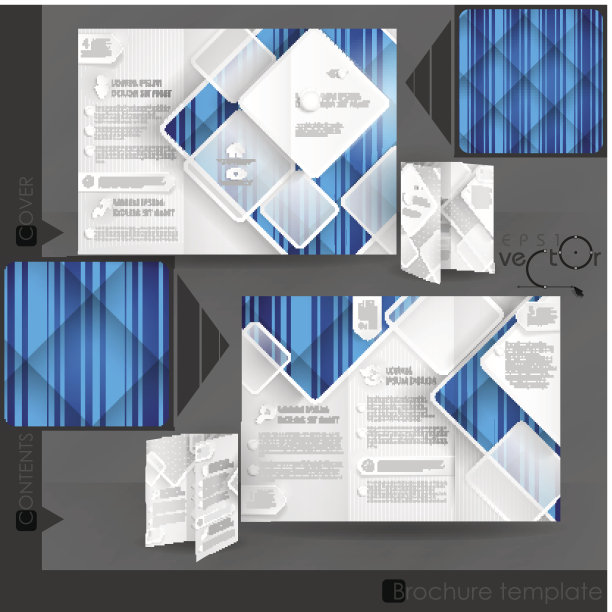 商业宣传册模板设计图片下载