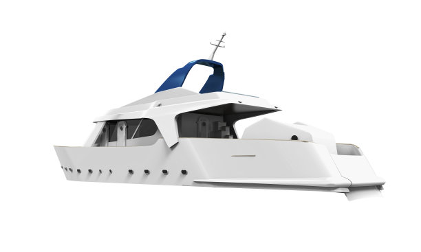 白色的游艇图片下载