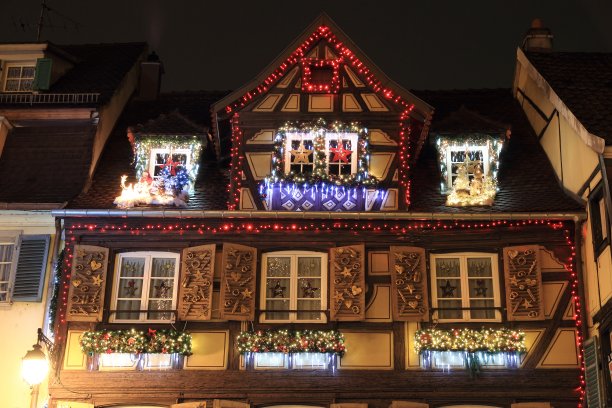 阿尔萨斯的圣诞节图片下载