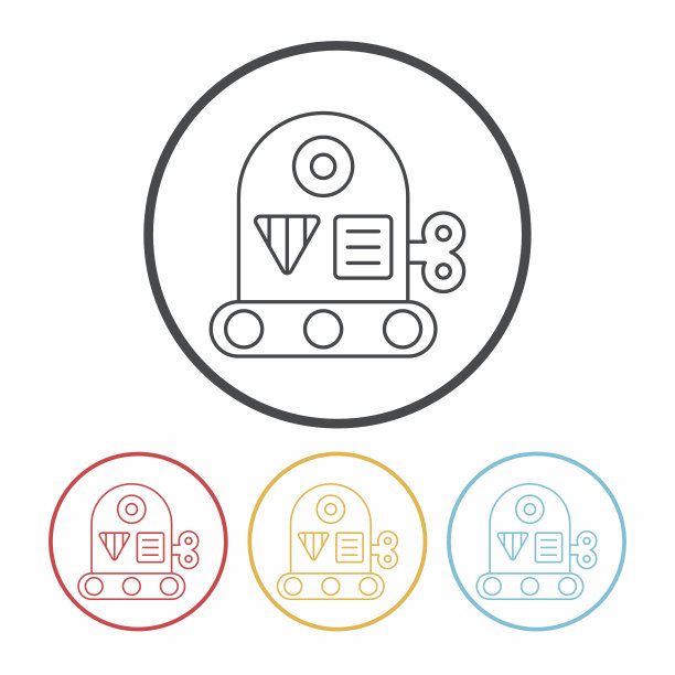 机器人行图标图片下载