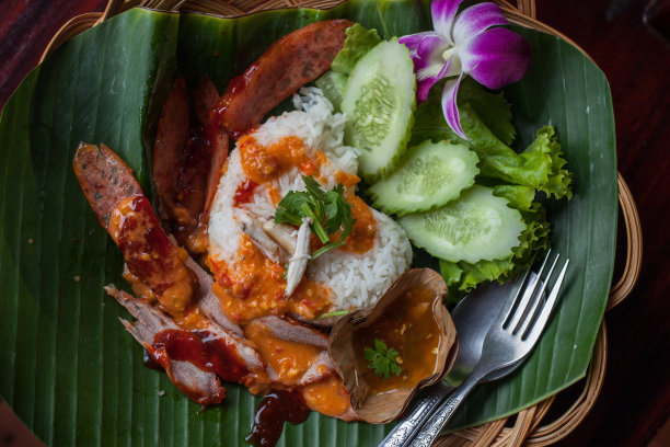 泰国菜的美餐。图片下载