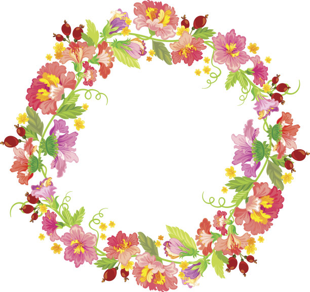 优雅的花花环图片下载
