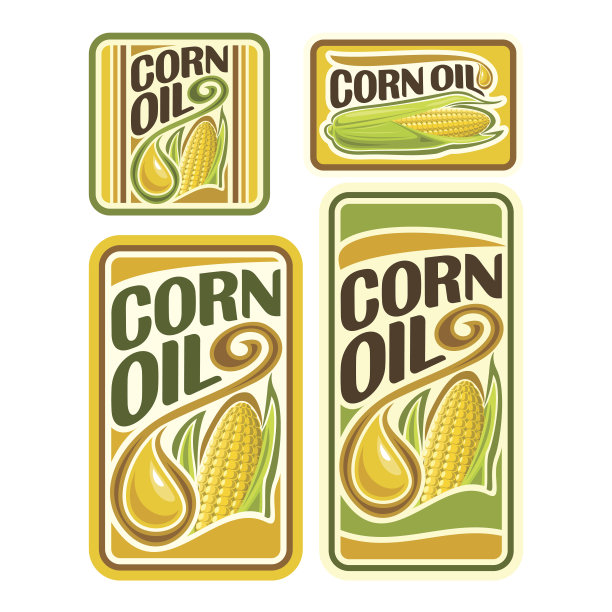 矢量标志玉米油图片下载