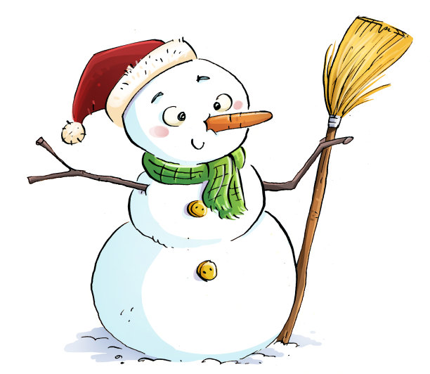 快乐雪人图片下载