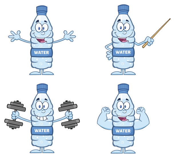 水瓶吉祥物收集- 3图片下载