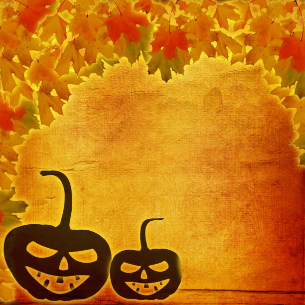 万圣节南瓜节日的抽象背景图片下载