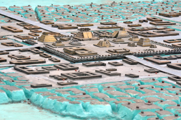 古阿兹特克城市模型图片下载