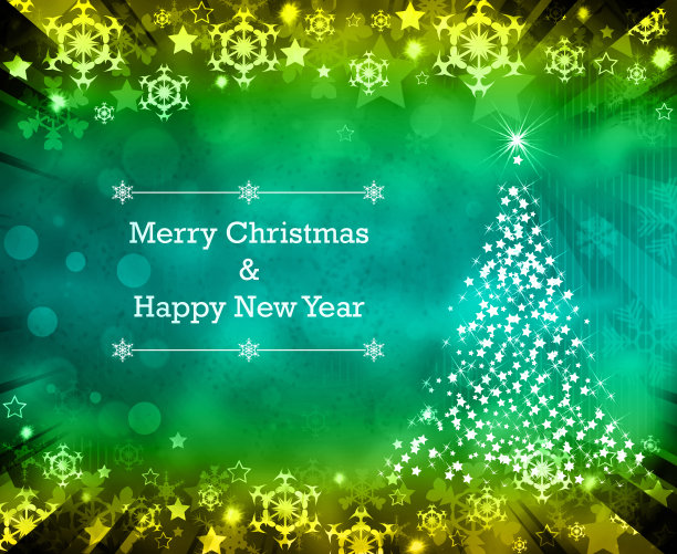 圣诞树节日背景图片下载