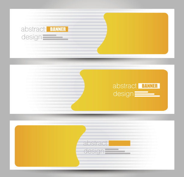 旗帜模板。设计的抽象背景。图片下载