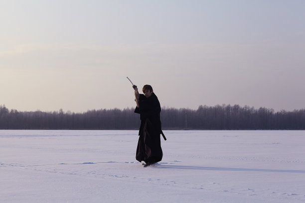 日本忍者冬季画像图片下载