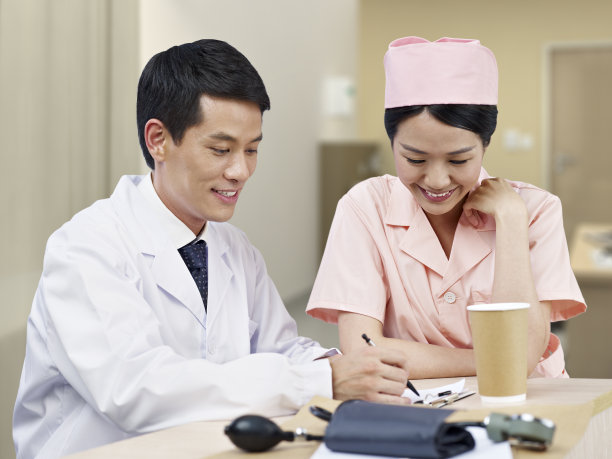 亚洲医生和护士素材图片