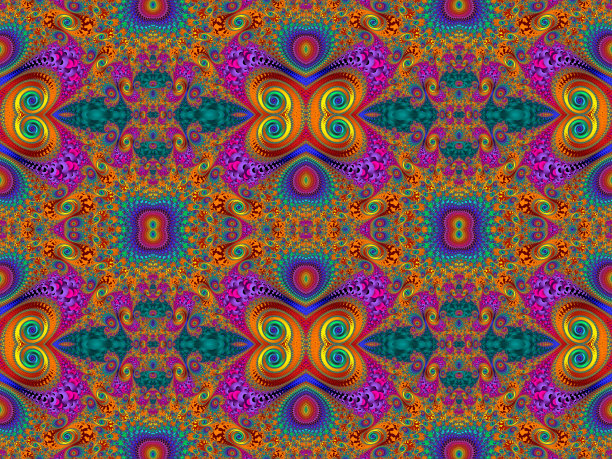 令人难以置信的五彩缤纷的图案。图片下载