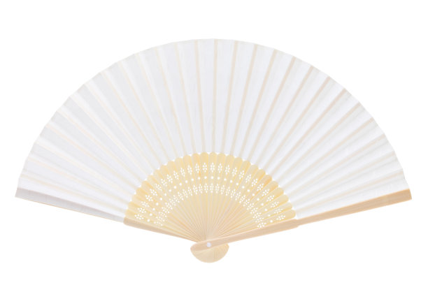 白色背景的中国扇子图片下载