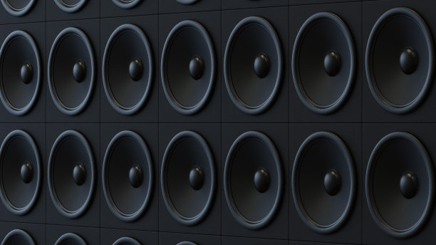 干净的黑色放大器网格图片下载